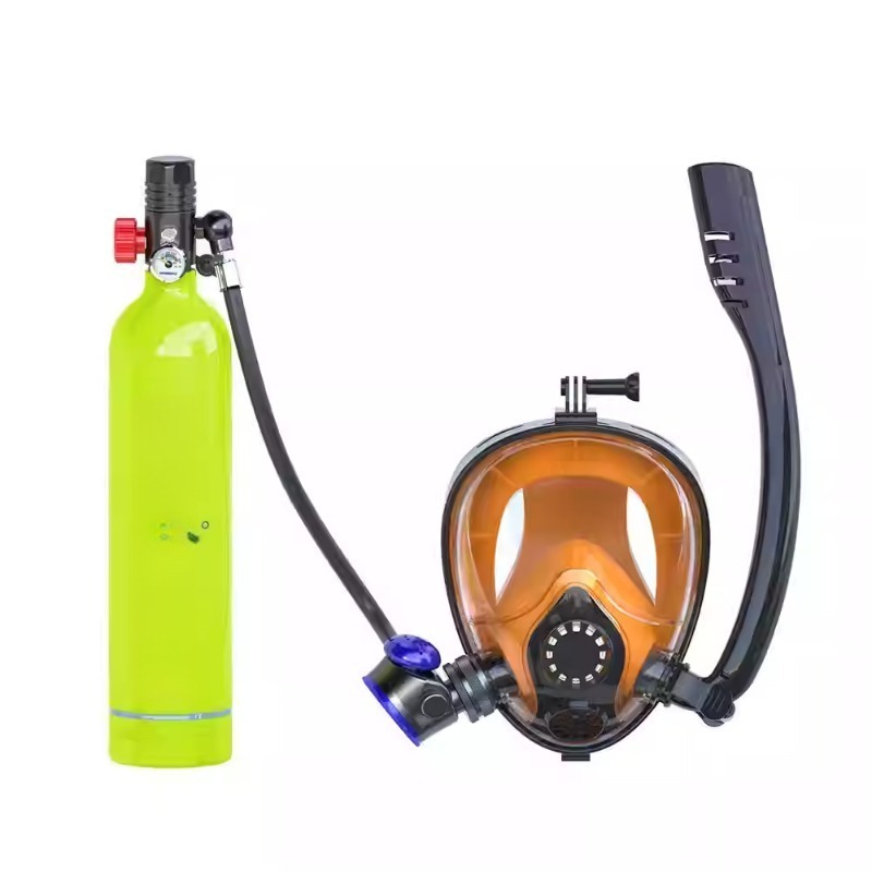 Snorkel Set - Diving Full Set Mask Snorkel Portable