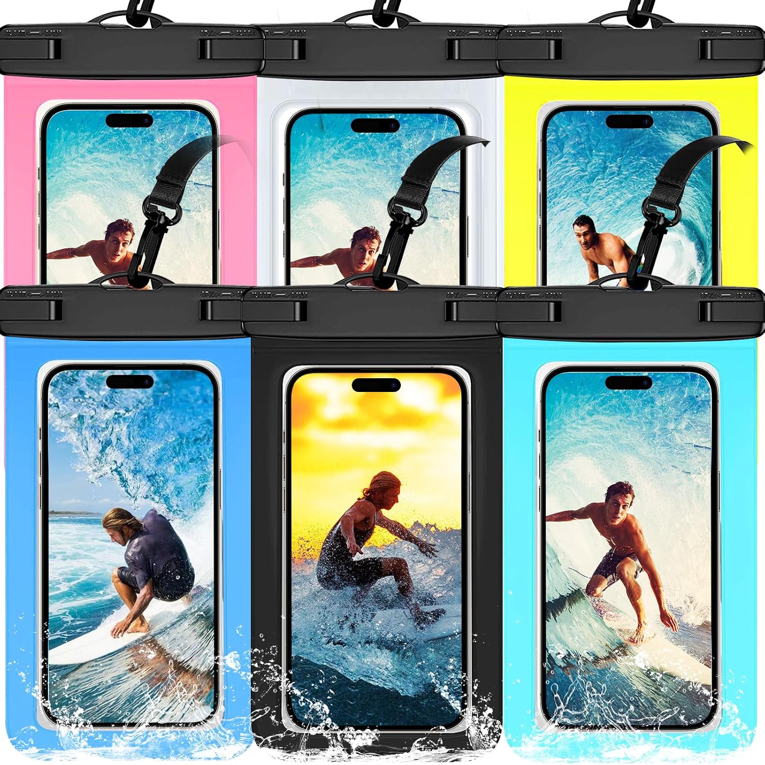 3 Pack Multicolor IPX8 Waterpr - Dry Bag Waterproof recension och pris