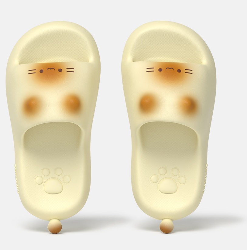 New Cute 3D Black Cat Paw Slid - Water Shoes recension och pris