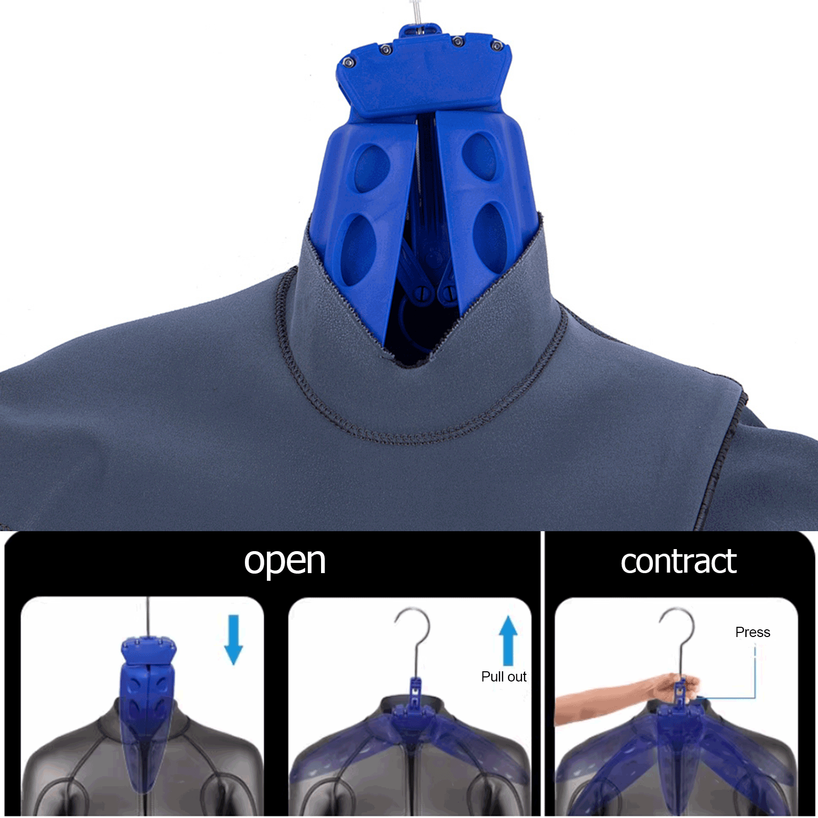 Diving Wetsuit Hanger Foldable - Snorkel Set recension och pris